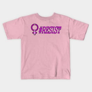 Women #RESIST Kids T-Shirt